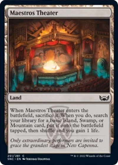 Maestros Theater Streets of New Capenna Magic card