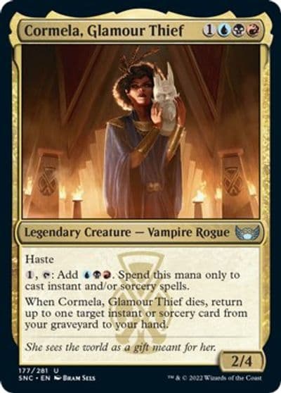 Cormela Glamour Thief Streets of New Capenna Magic card