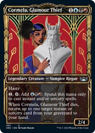 Cormela Glamour Thief Showcase Streets of New Capenna Magic card