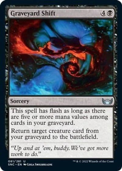 Graveyard Shift Streets of New Capenna Magic card