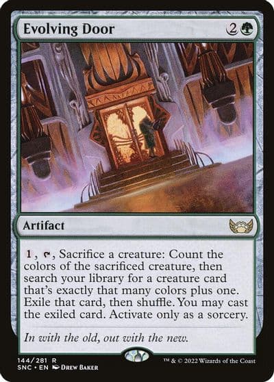 Evolving Door Streets of New Capenna Magic card