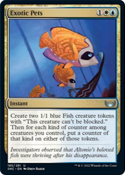 Exotic Pets Streets of New Capenna Magic card