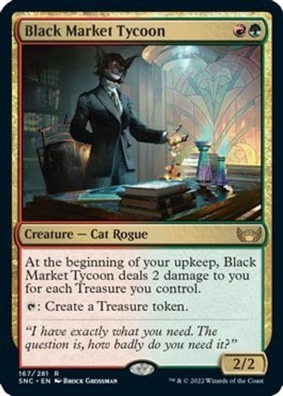 Black Market Tycoon Streets of New Capenna Magic card