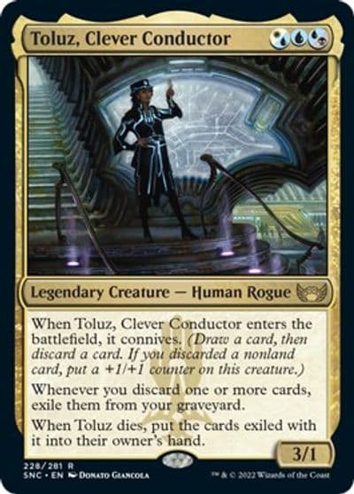 Toluz Clever Conductor Streets of New Capenna Magic card