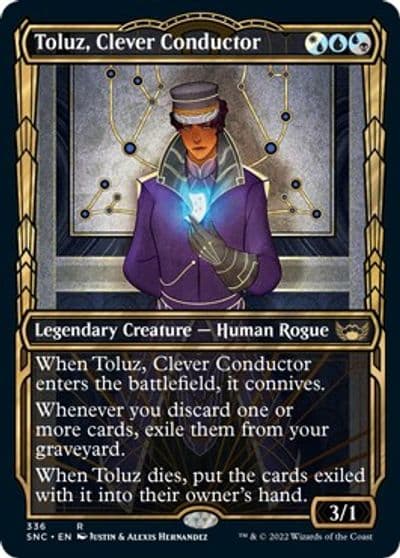 Toluz Clever Conductor Showcase Streets of New Capenna Magic card