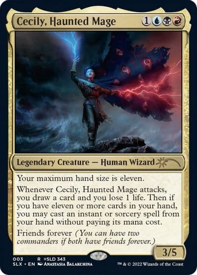 Cecily Haunted Mage SLX Cards Magic card