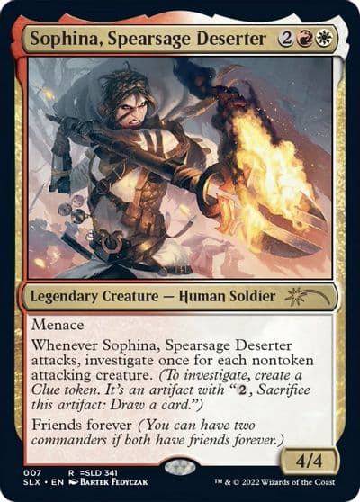 Sophina Spearsage Deserter SLX Cards Magic card