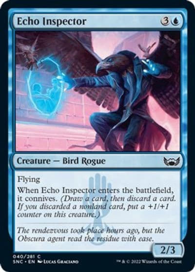 Echo Inspector Streets of New Capenna Magic card