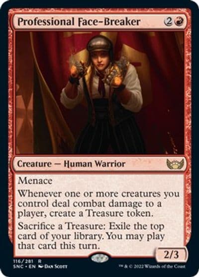 Professional Face Breaker Streets of New Capenna Magic card