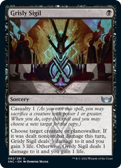 Grisly Sigil Streets of New Capenna Magic card