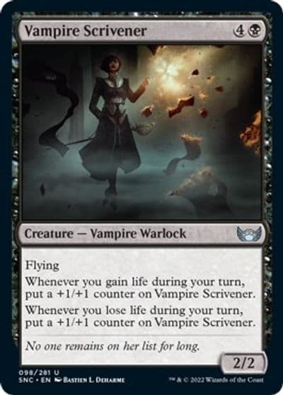 Vampire Scrivener Streets of New Capenna Magic card