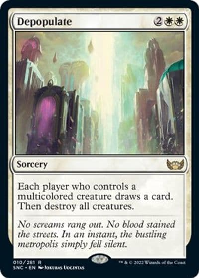 Depopulate Streets of New Capenna Magic card