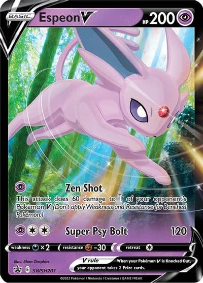 Espeon V - SWSH201 SWSH: Sword & Shield Promo Cards Pokemon card
