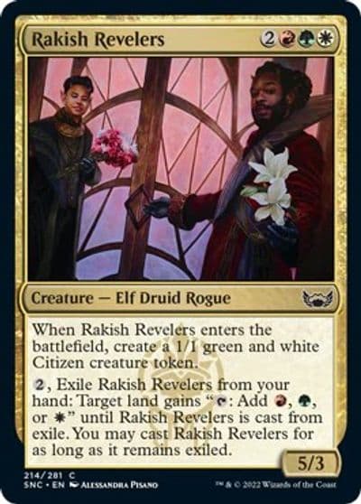 Rakish Revelers Streets of New Capenna Magic card