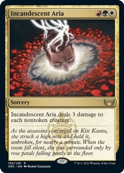 Incandescent Aria Streets of New Capenna Magic card