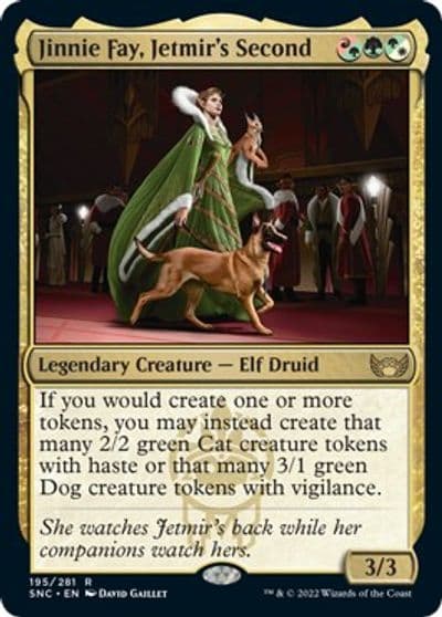 Jinnie Fay Jetmirs Second Streets of New Capenna Magic card