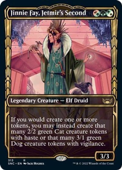 Jinnie Fay Jetmirs Second Showcase Streets of New Capenna Magic card
