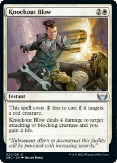 Knockout Blow Streets of New Capenna Magic card