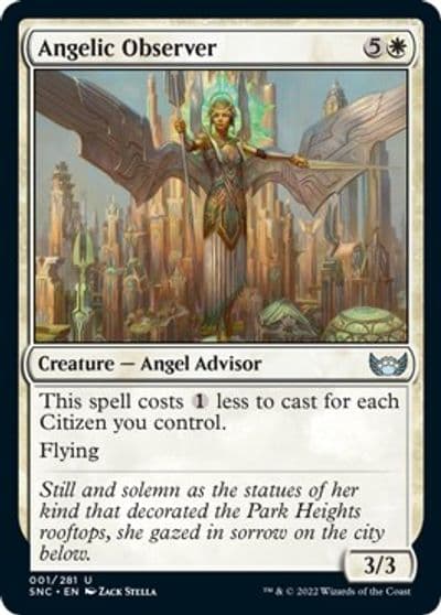 Angelic Observer Streets of New Capenna Magic card