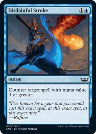 Disdainful Stroke Streets of New Capenna Magic card