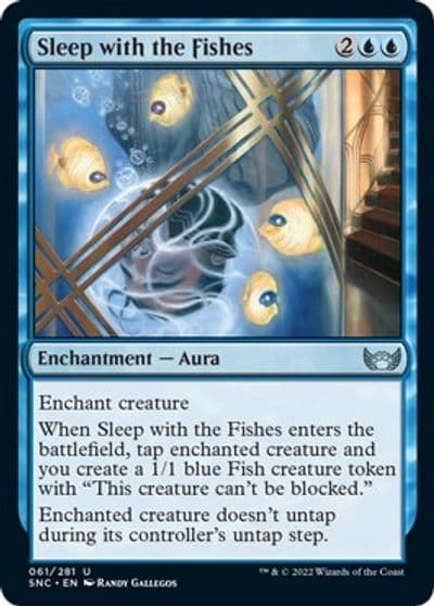 Sleep with the Fishes Streets of New Capenna Magic card