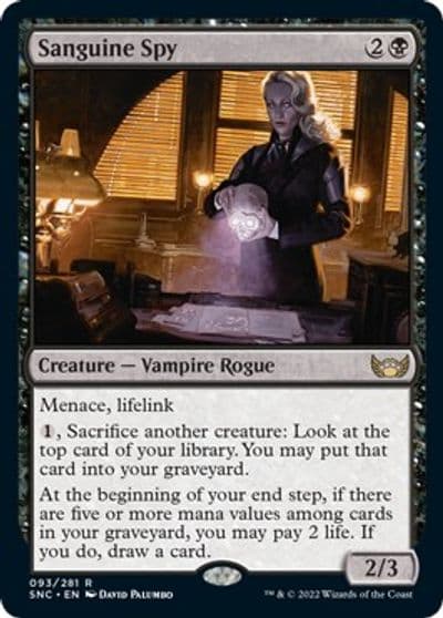 Sanguine Spy Streets of New Capenna Magic card