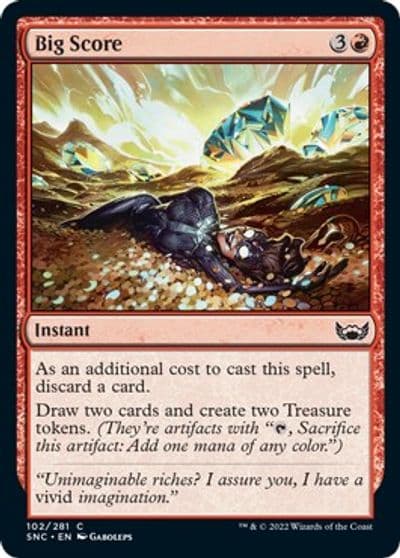 Big Score Streets of New Capenna Magic card