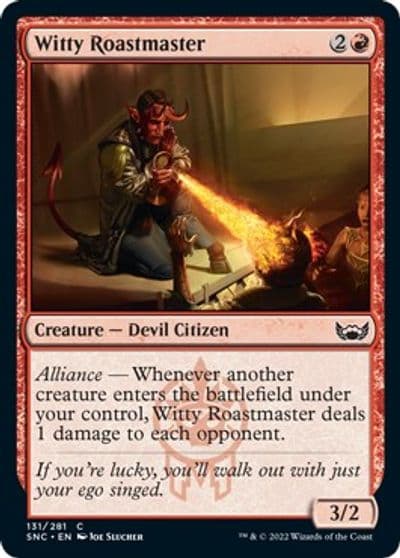 Witty Roastmaster Streets of New Capenna Magic card