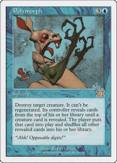 Polymorph Classic Sixth Edition Magic card