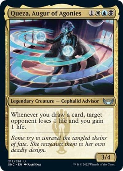 Queza Augur of Agonies Streets of New Capenna Magic card