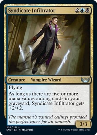 Syndicate Infiltrator Streets of New Capenna Magic card