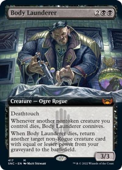 Body Launderer Extended Art Streets of New Capenna Magic card