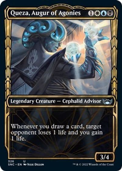 Queza Augur of Agonies Showcase Streets of New Capenna Magic card