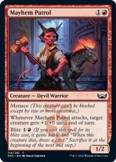 Mayhem Patrol Streets of New Capenna Magic card