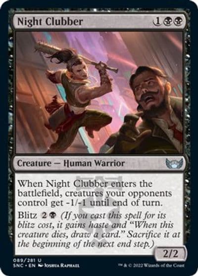Night Clubber Streets of New Capenna Magic card
