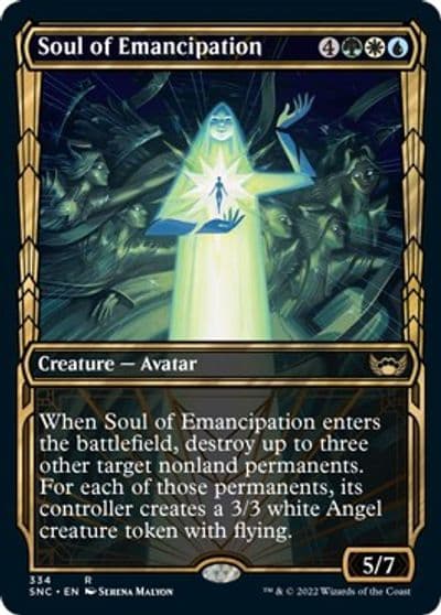 Soul of Emancipation Showcase Streets of New Capenna Magic card