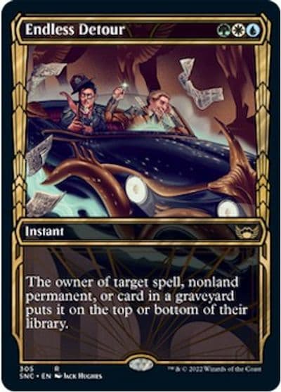 Endless Detour Showcase Streets of New Capenna Magic card