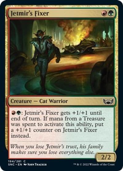 Jetmirs Fixer Streets of New Capenna Magic card