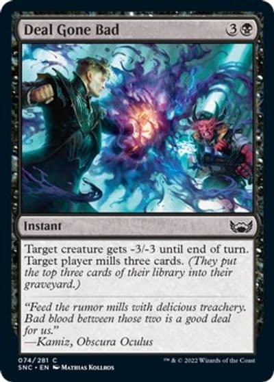 Deal Gone Bad Streets of New Capenna Magic card