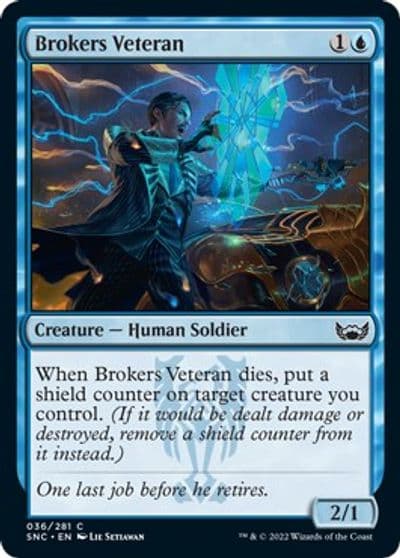 Brokers Veteran Streets of New Capenna Magic card