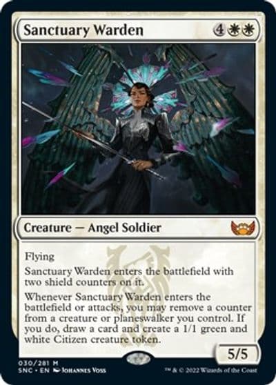 Sanctuary Warden Streets of New Capenna Magic card