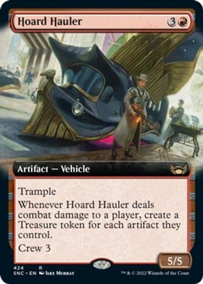 Hoard Hauler Extended Art Streets of New Capenna Magic card