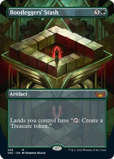 Bootleggers Stash Borderless Streets of New Capenna Magic card