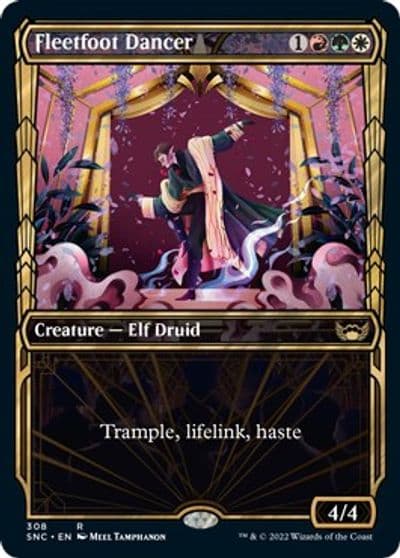 Fleetfoot Dancer Showcase Streets of New Capenna Magic card