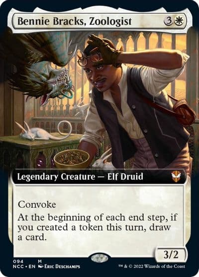 Bennie Bracks Zoologist Extended Art Commander: Streets of New Capenna Magic card