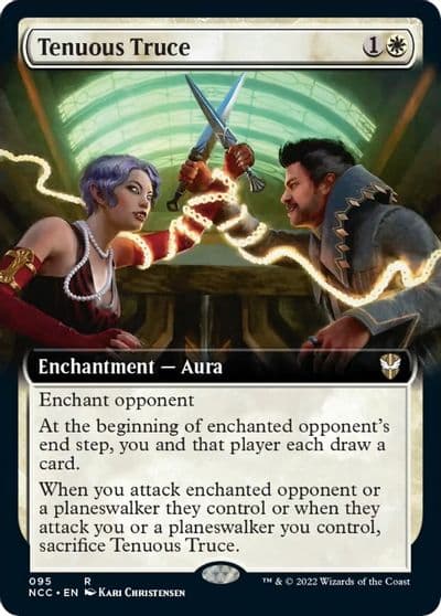 Tenuous Truce Extended Art Commander: Streets of New Capenna Magic card