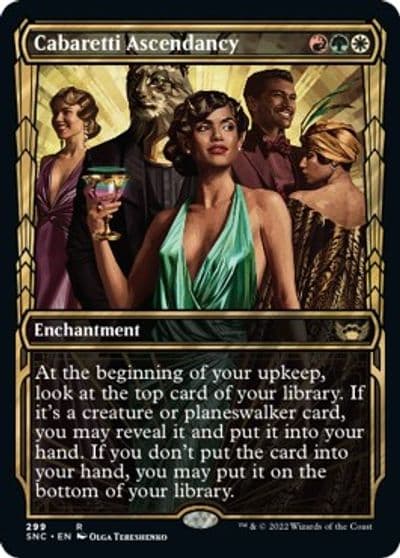 Cabaretti Ascendancy Showcase Streets of New Capenna Magic card