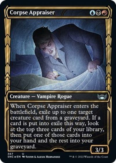Corpse Appraiser Gilded Foil Streets of New Capenna Magic card