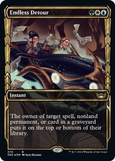 Endless Detour Gilded Foil Streets of New Capenna Magic card
