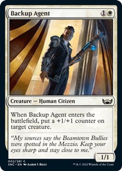 Backup Agent Streets of New Capenna Magic card